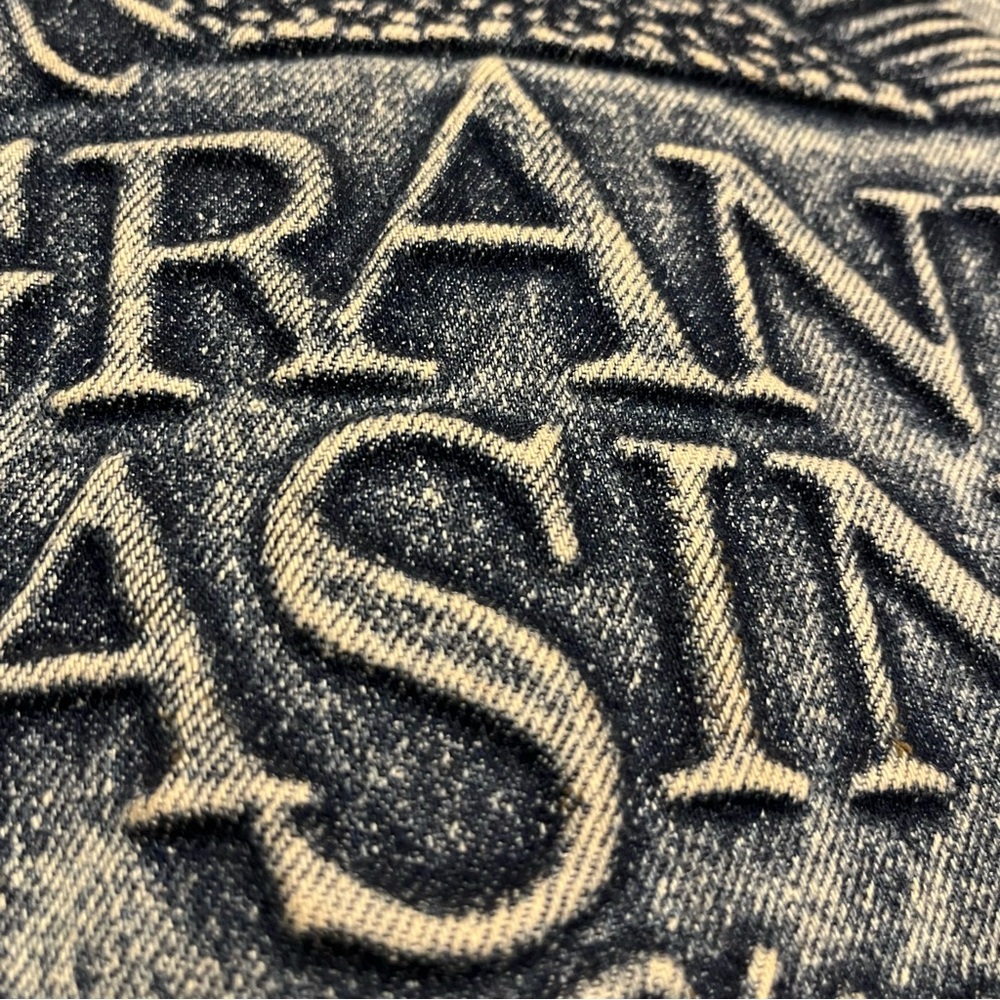 Vintage Grand Casino Hinckley ACID WASH DENIM JACKET XL Made in USA Jean jacket - Picture 6 of 10